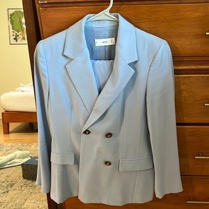 MANGO light blue suit